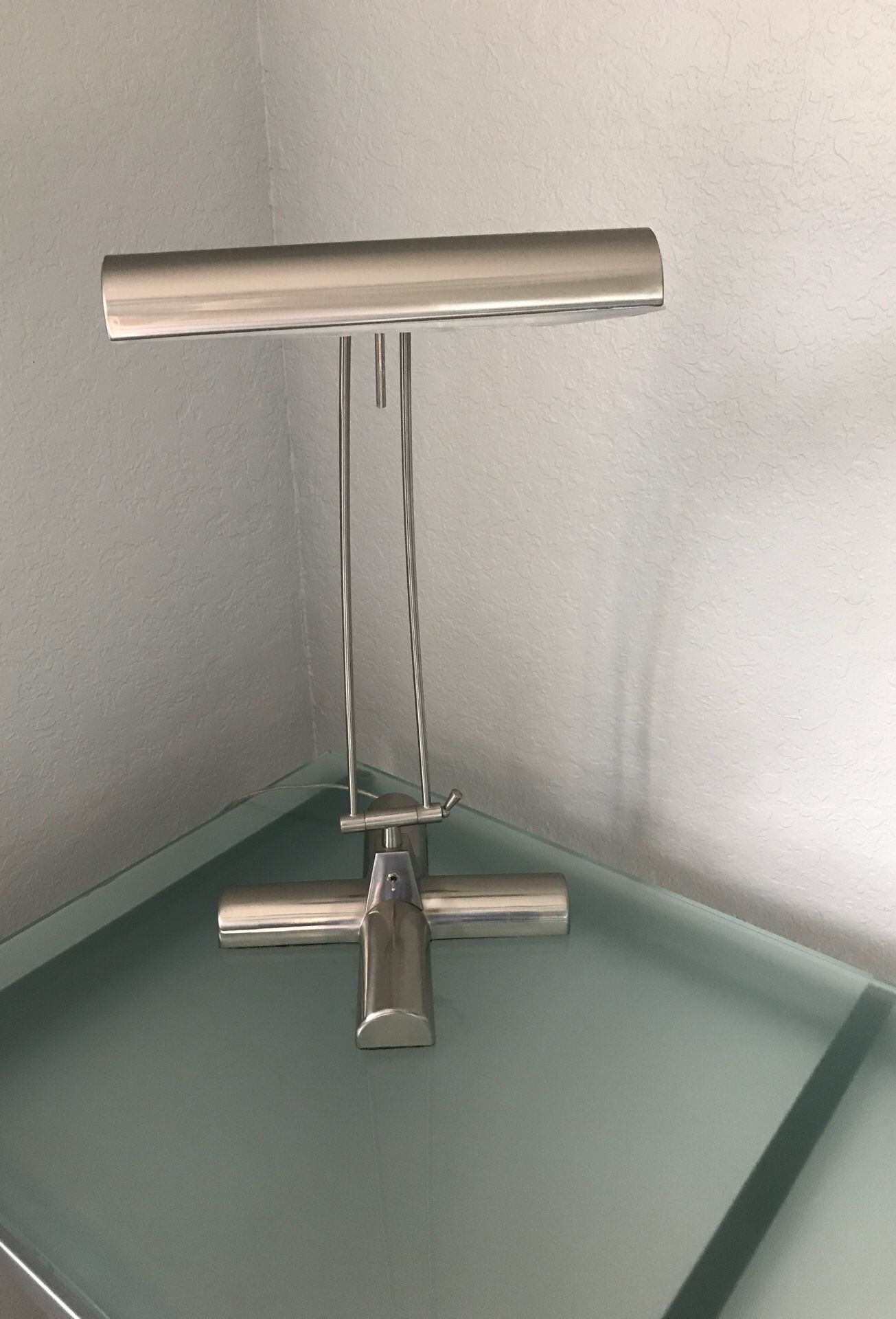 Modern desk lamp silver