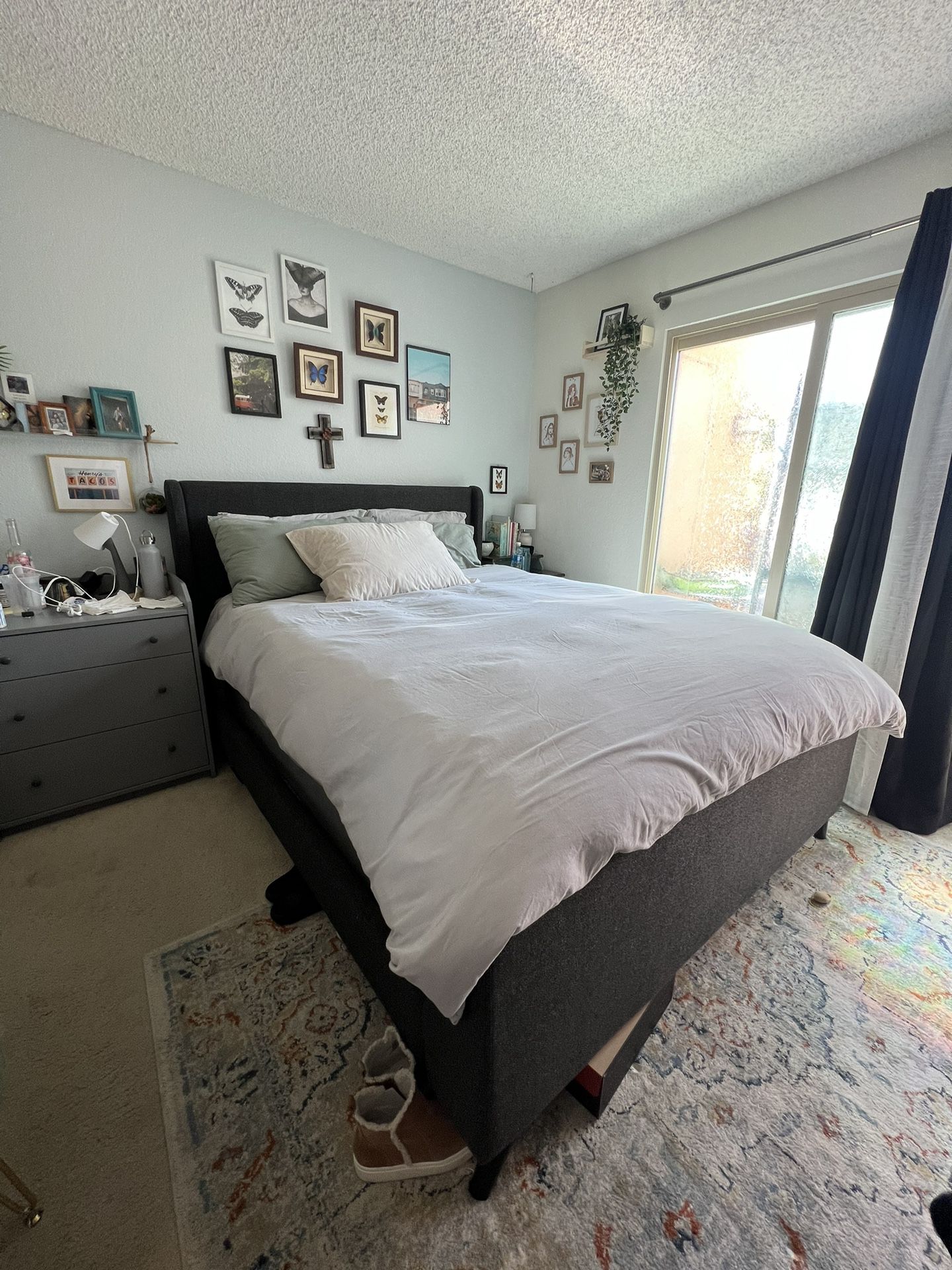 Queen Bed frame And Box Spring