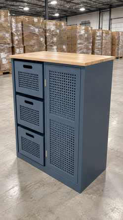 Storage Cabinet with Textured Fronts - Bulk Lot-235 Units