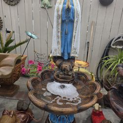 Virgen Mary Fountain For Sale 