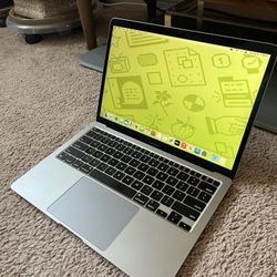 13” Macbook Air M1/16GB RAM/256GB SSD Storage Apple Laptop Computer with Power Adapter