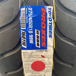 TOYO 888R 275/40ZR18 $352 EACH NEW 275/40/18 DRAG RADIAL 275/40R/18 SLICK 275/40ZR/18 RACE TIRE