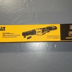 DeWalt 20V MAX XR, 3/8"-1/2" Drives, Cordless Ratchet, "NEW"