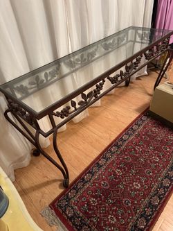 MOVING OUT NEED GONE ASAP — Beautiful Glass Square Table, End Table, and Coffee Table (Set Of 3)