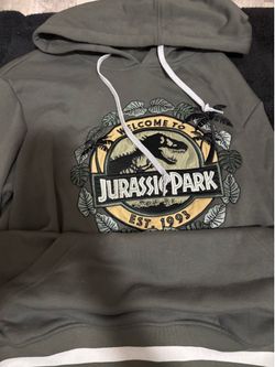 BoxLunch Jurassic Park Embroidered Hoodie Size small