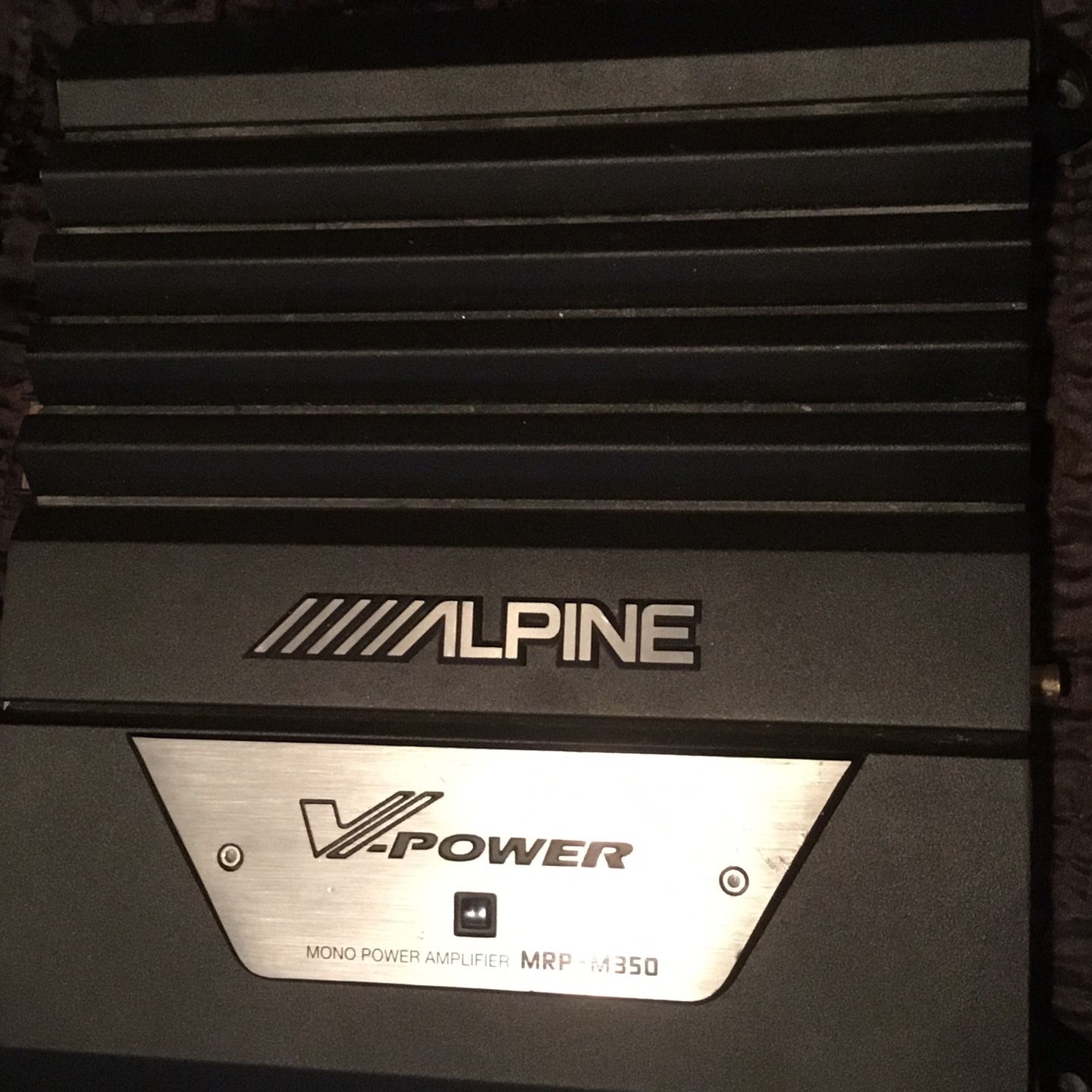 Alpine M350 Amplifier