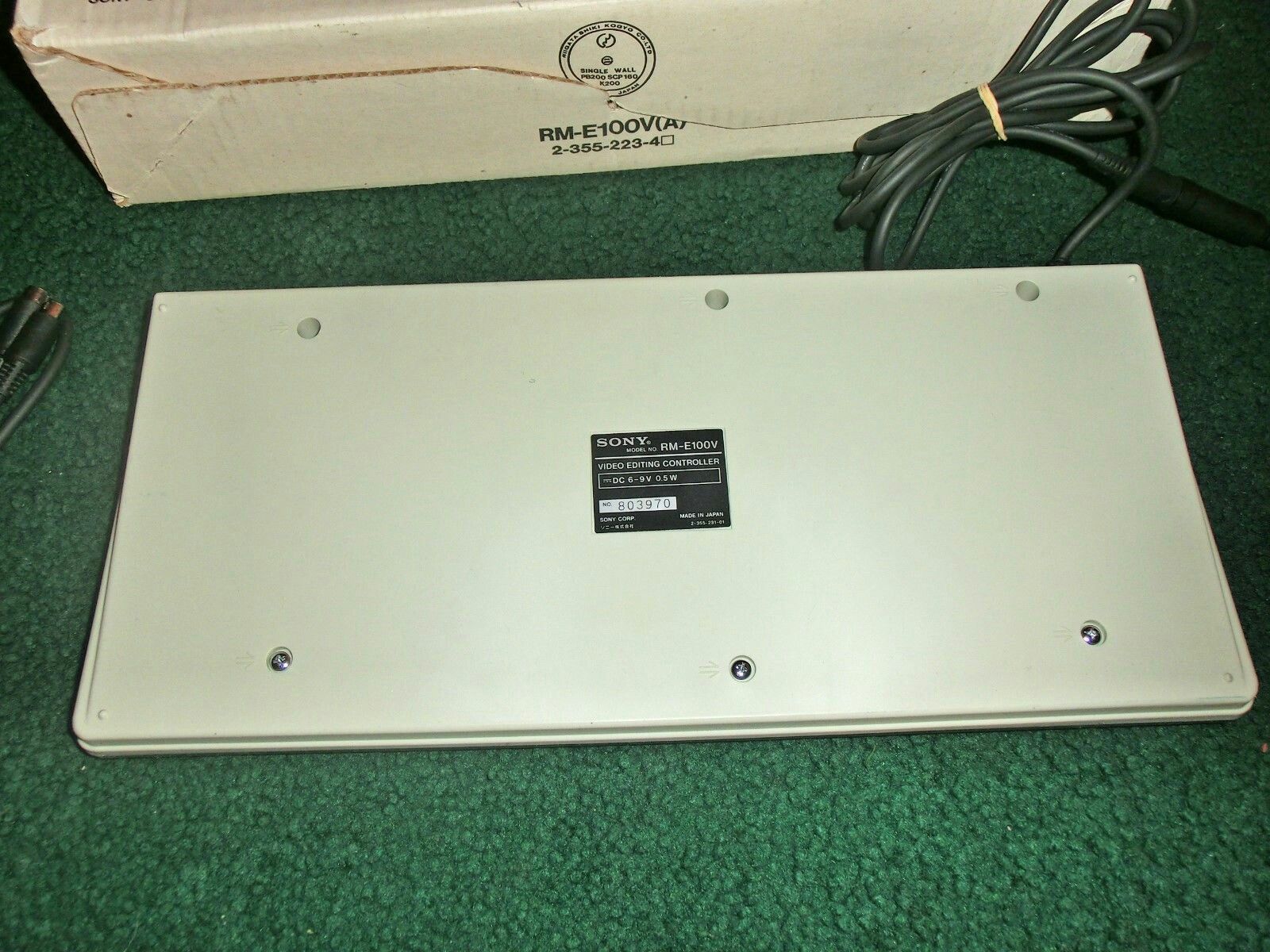 SONY Editor RME100V Analog Video Editing Controller Camcorder Betamax