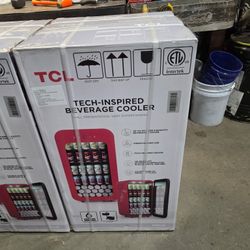 🍺🥤 TCL 94-Can Beverage Refrigerator – RED 🥤🍺