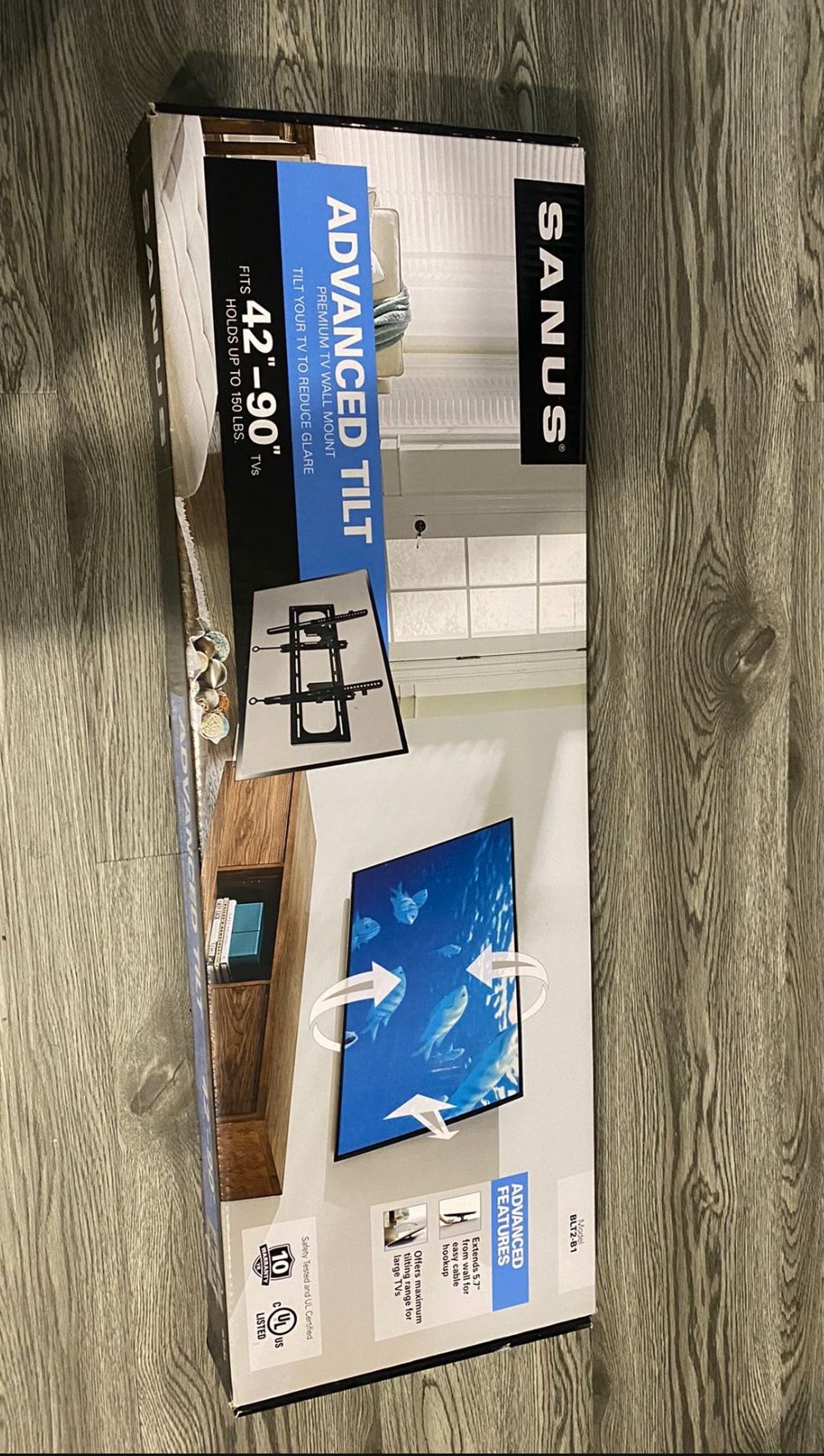 Sanus - Advance tilt TV Wall mount ) 42" up to 90 " TVs- Accepting trade in for Bose bluetooth Speakers. send me ur offer $90