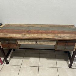 Rustic Wood Desk