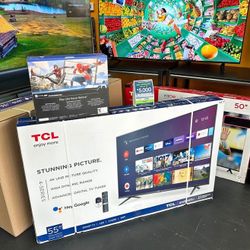 55” TCL Smart 4K Led Uhd Tv 