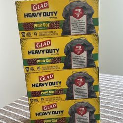 Trash bags pine-sol scent $7 each
