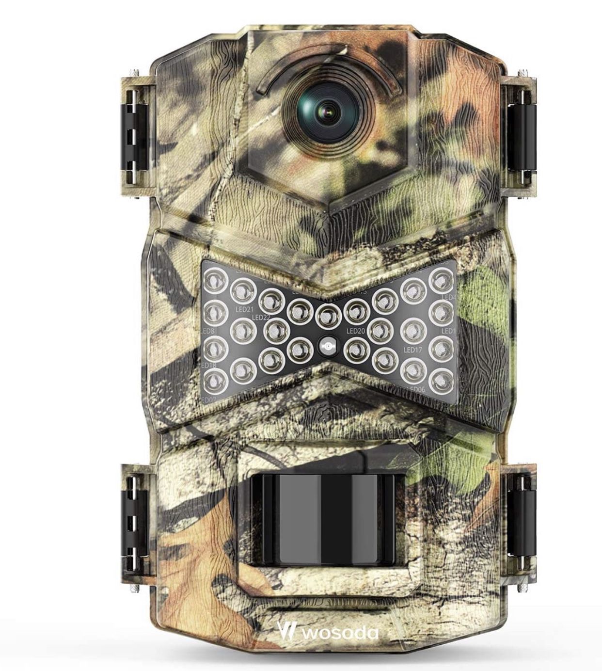 Trail Camera, Waterproof 16MP 1080P Hunting Game Camera, Wildlife Camera with Upgraded 850nm IR LEDs Night Vision 260ft, 2.0''LCD for Home Security W