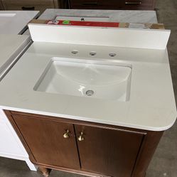 30 Inch Single Sink Bathroom Vanity 