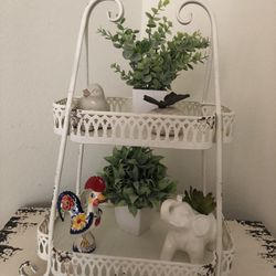 Antique White Stand