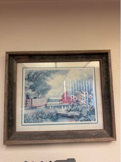 Rustic Barn Picture and Frame