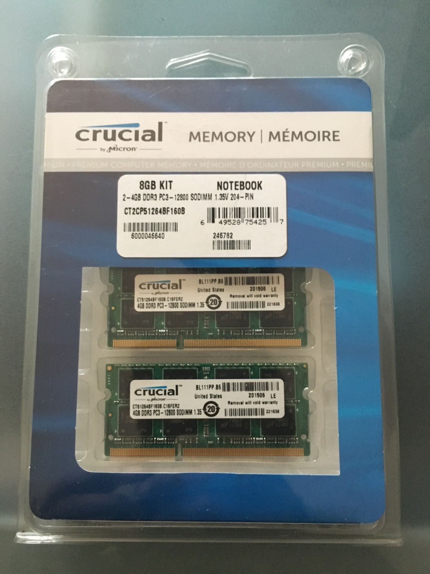 Crucial Memory 8gb Notebook Ram Kit