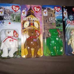 Ty Beanie Babies! Collect All 4 All have Error ‼️