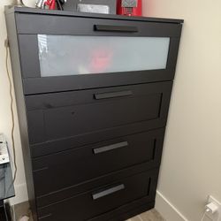 4-drawers Chest, Black