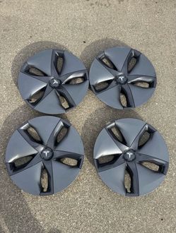 Tesla Wheel Covers Set of 4  Tesla wheel caps 2019 Tesla model 3