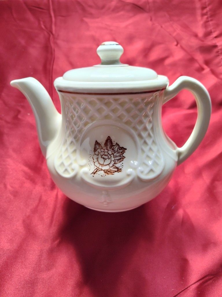 Vintage Porcelier Tea Pot