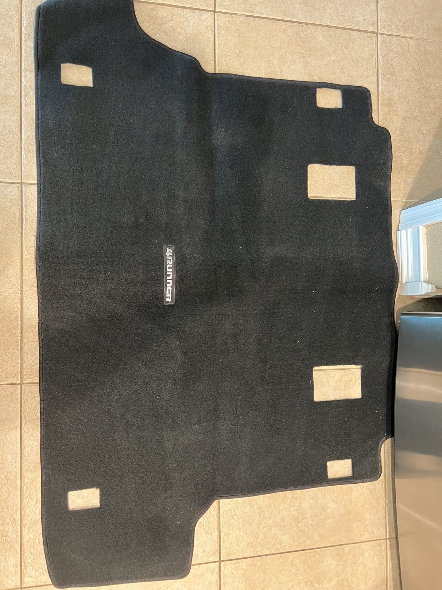 Toyota 4Runner Black Cargo Mat -2019 Vehicle