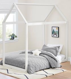 Pottery Barn Kids White Camden Full Size Frame Hour Bed