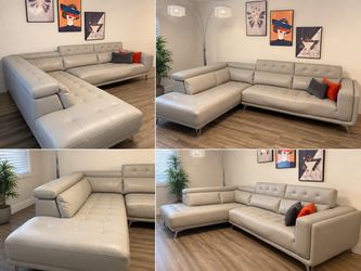 Modern Gray Sectional