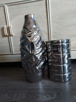 Silver Metalic Va$e
