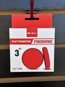 MaxShine 3” Finishing Flat Foam Pad (New) 