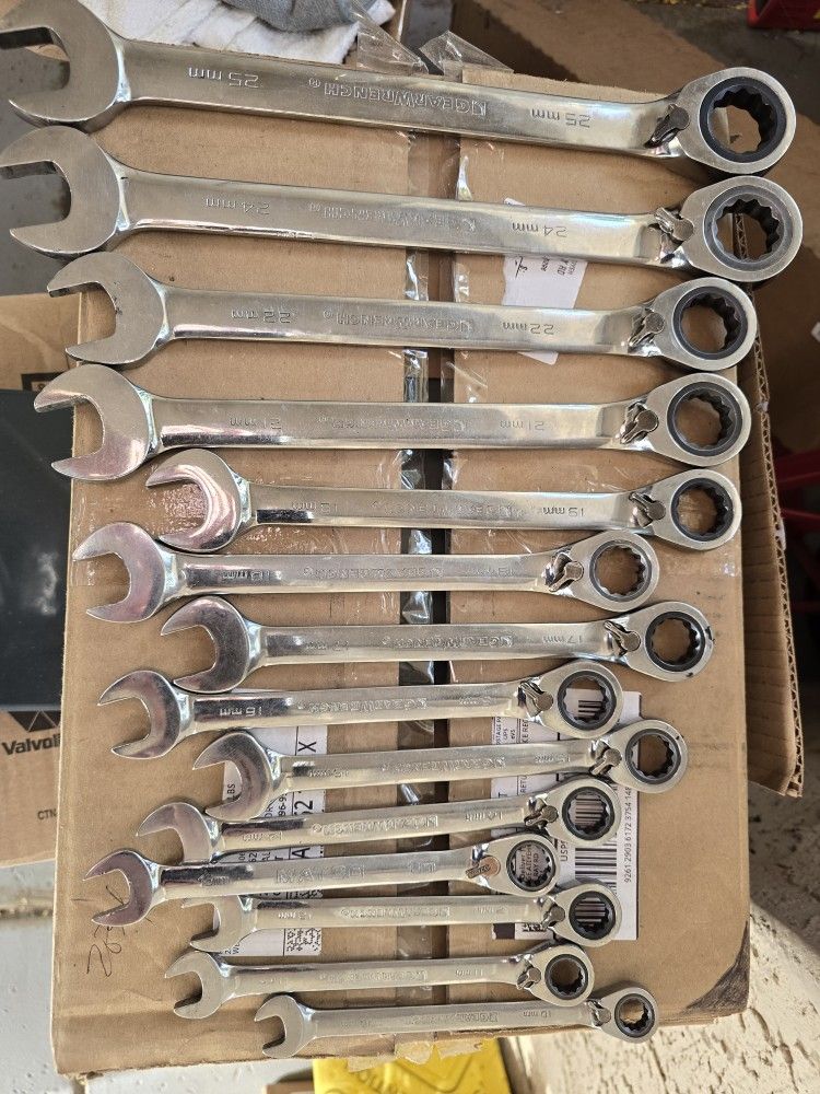 Gearwrench Ratcheting Wrench Set