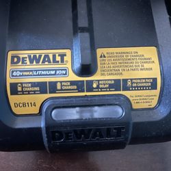 DeWalt DCB114 40v Max Lithium Ion Charger ONLY Pre Owned for