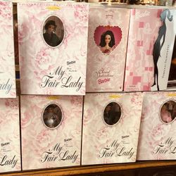 Collectable Barbies My Fair Lady Series And More New In Box.