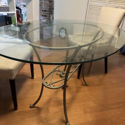 Glass Dining Table 