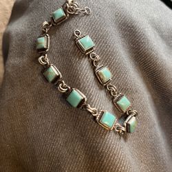 925 Turquoises Bracelet 