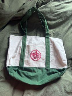 Trader Joe’s Green Large Canvas Tote