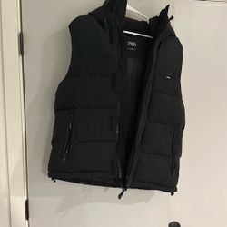 Zara Black Vest 