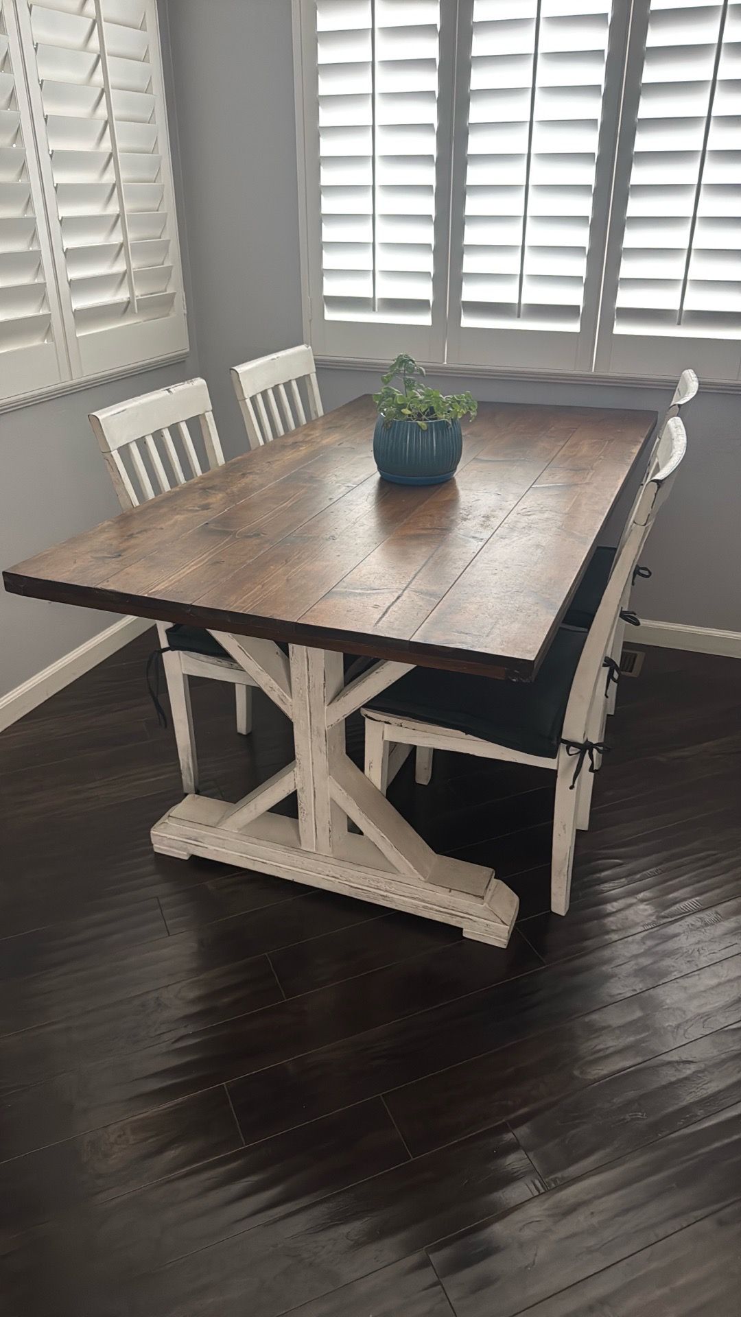 Custom made dining table