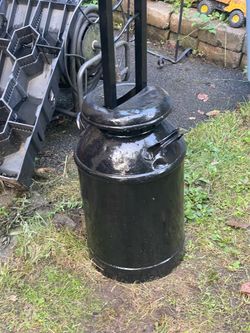 Old milk container mailbox