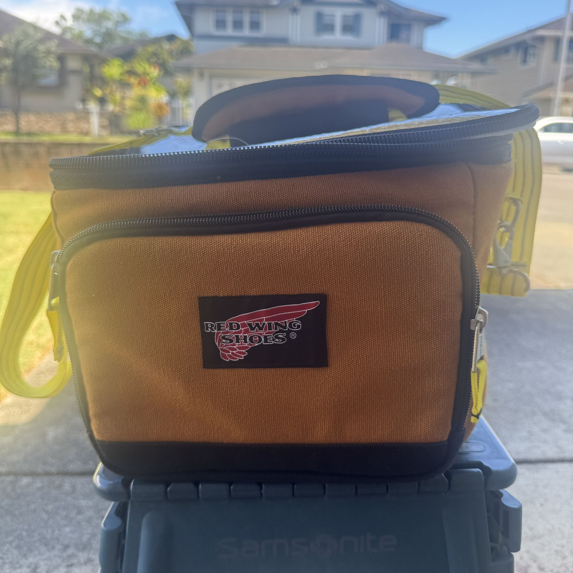 Red wings Shoes Soft Cooler