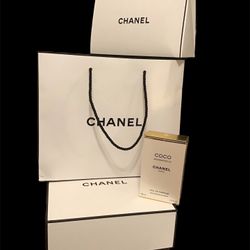 Empty Chanel Paper Bags and Boxes