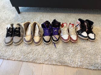 Jordan 1 Sneaker lot… spades, PSGs, arctic pink…