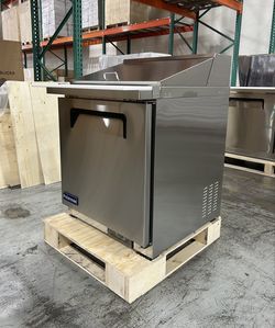 NEW 🧊 Chumart 1 Door 27 1/2" Sandwich Salad Prep Table Commercial NSF ETL
