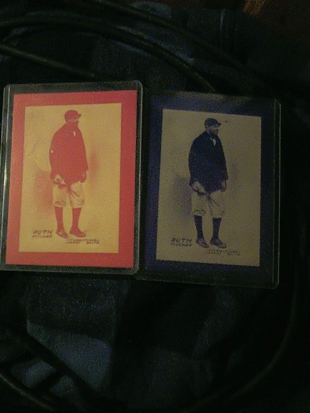 Babe Ruth The Blue One And The Red One Is Part Of A Set I'm Just Missing The Third One