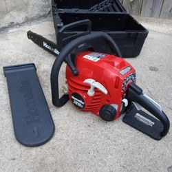Homelite 16" Inch Gas Chainsaw With Automatic Oiler And Carrying Case 