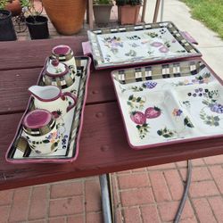 Tea Set, Serving Tray, Kitchen China.