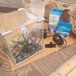 Fish Tank With Accessories!