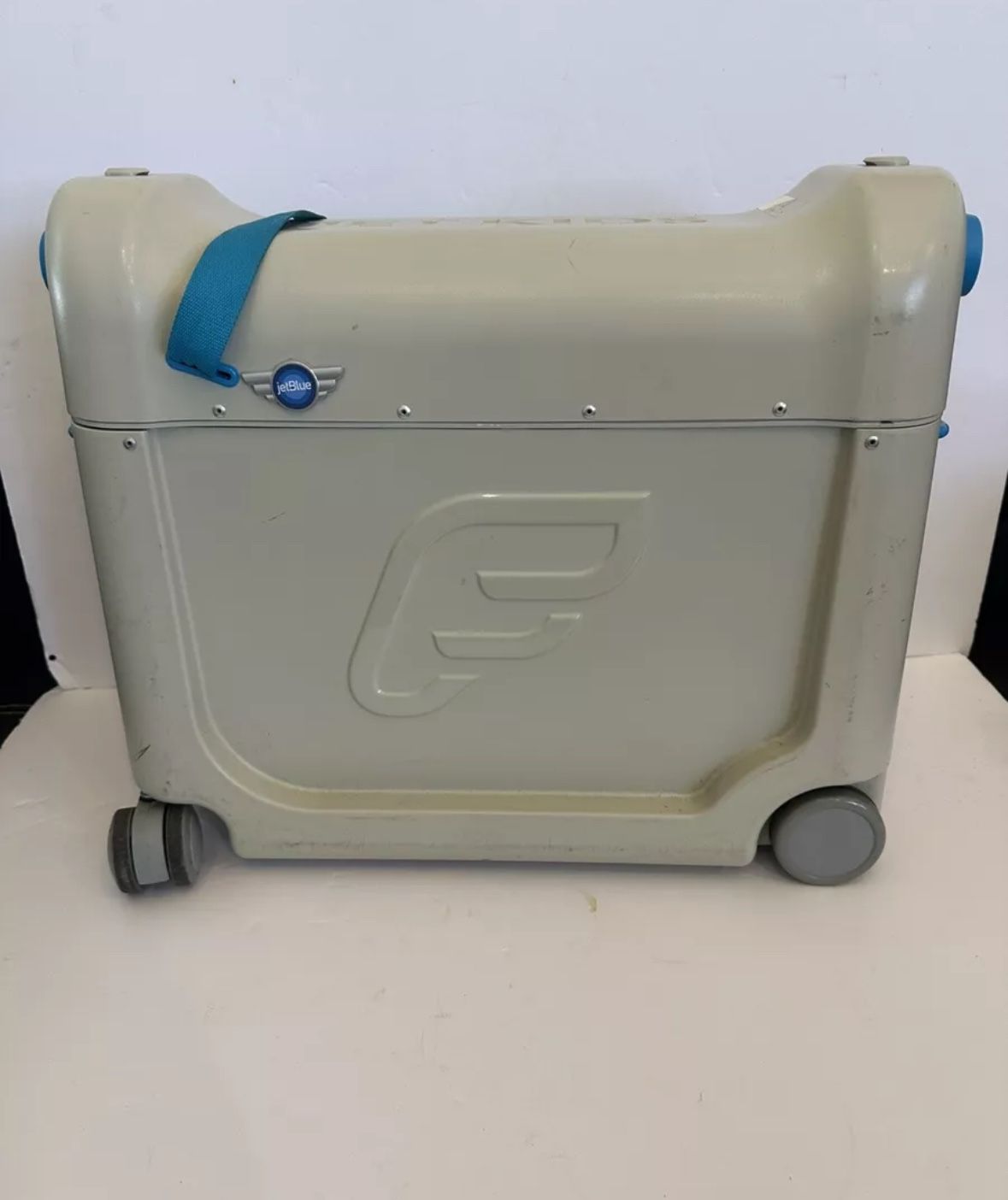 Jet Kids Bedbox by Stokke Kids Ride On Suitcase In Flight Bed No Bedding