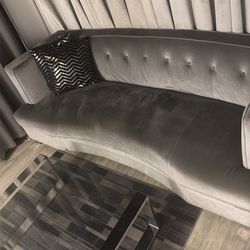 Gray luxury sofa