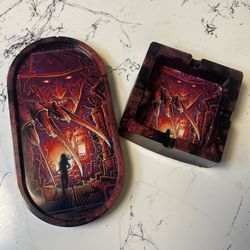Freddy Krueger Ashtray & Tray Set 